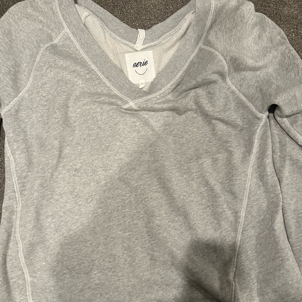 Aerie Gray Women's Sweatshirt. Small